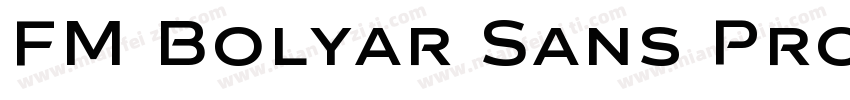 FM Bolyar Sans Pro字体转换